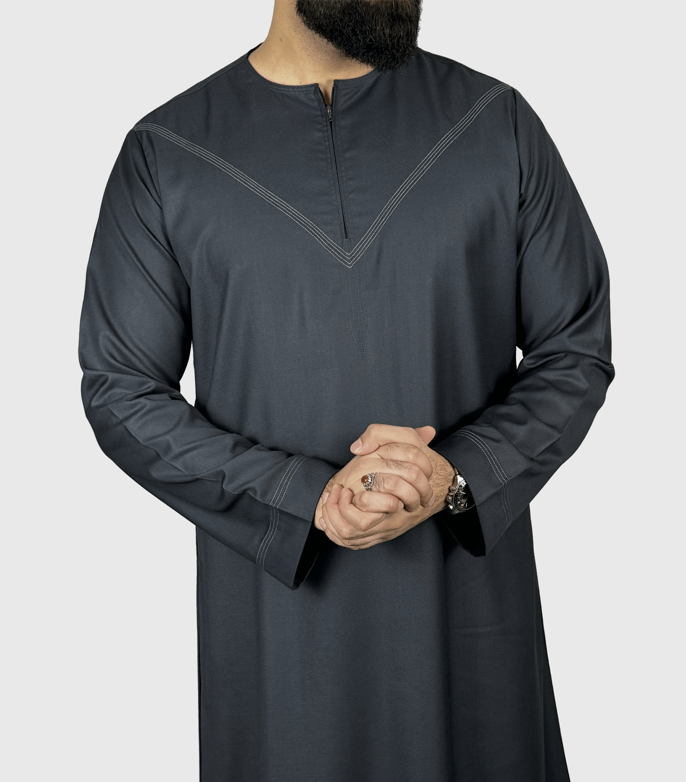 Everyday Thobe in Charcoal