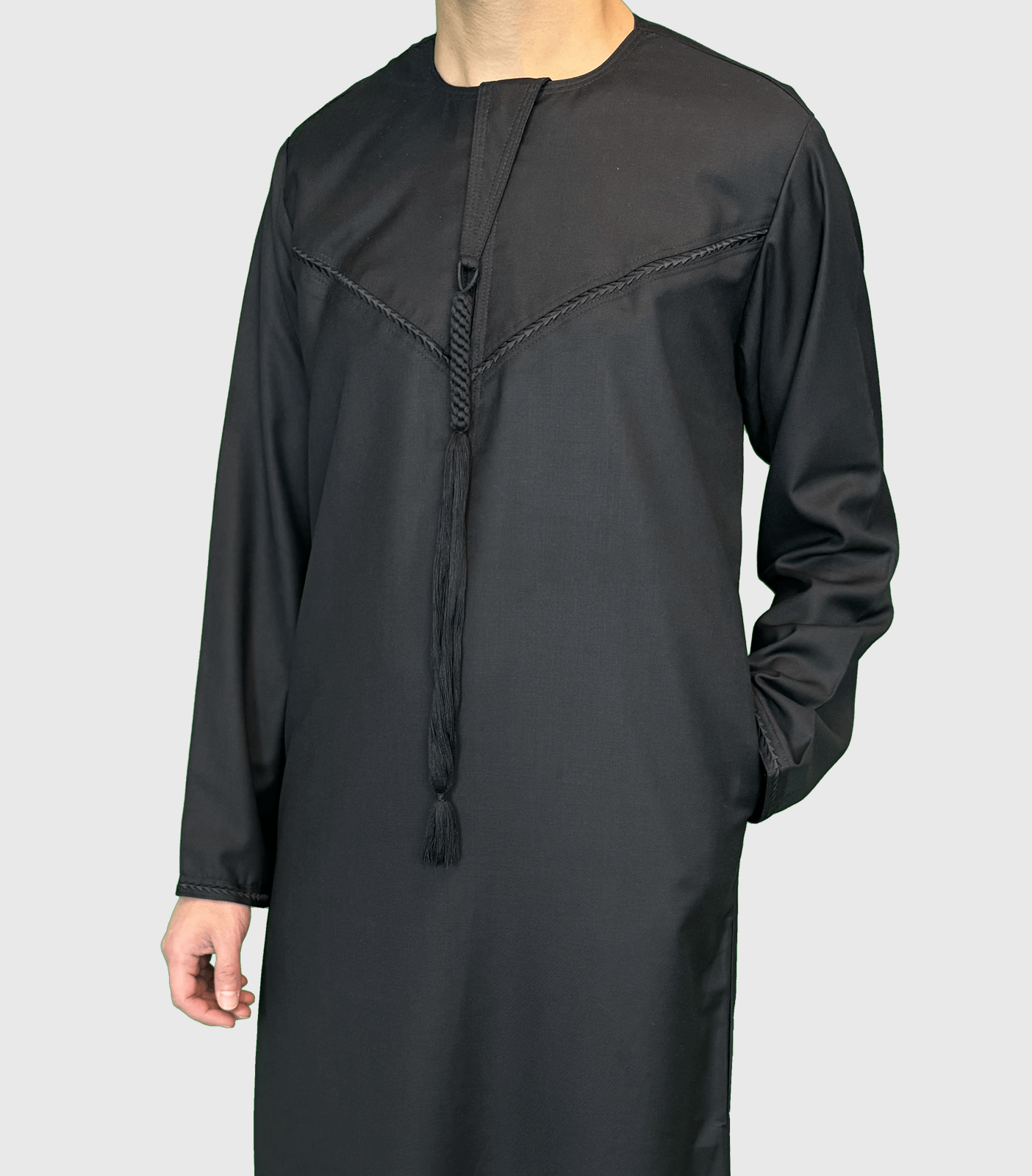 Rihla Emirati Thobe in Black