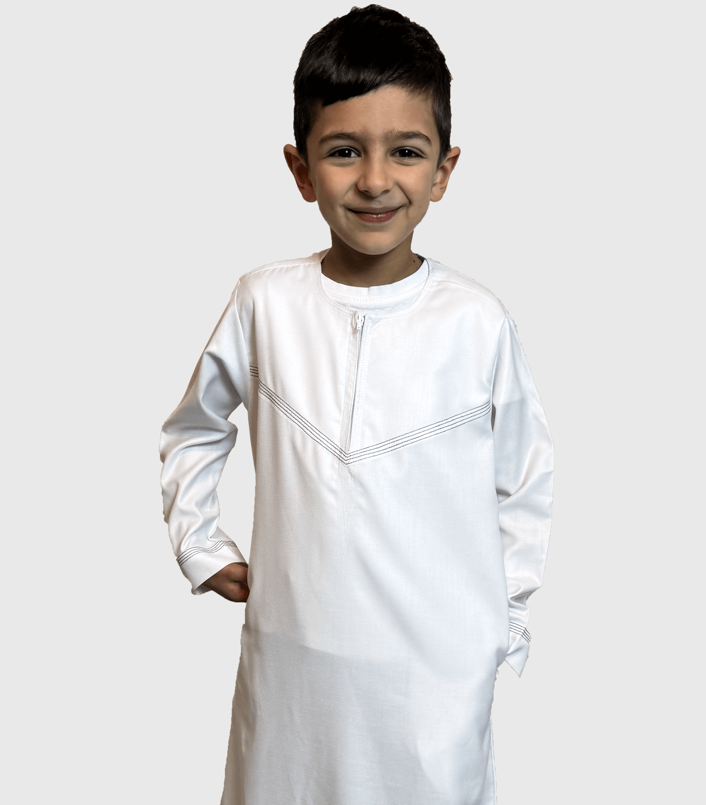 Everyday Boys Thobe in White